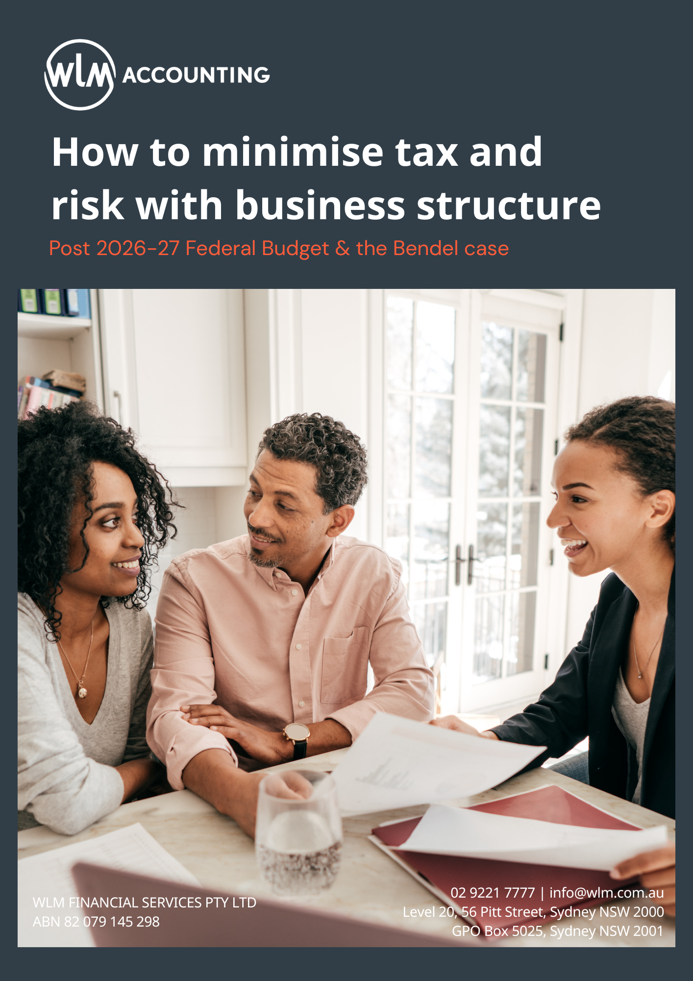 How to minimise tax and risk with business structure